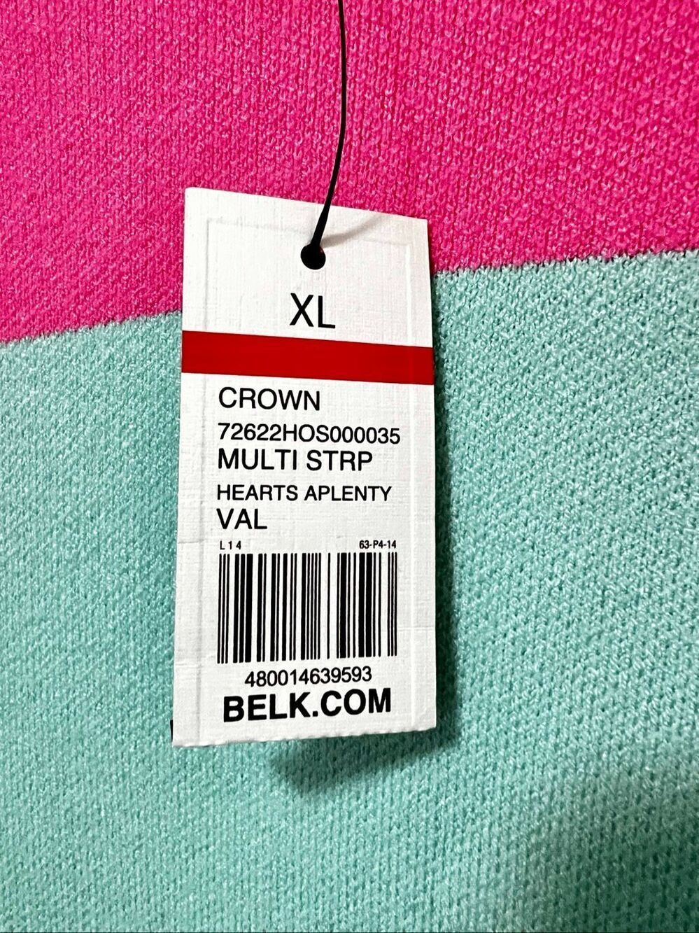 NWT Crown & Ivy Women's Color Block Open Front Cardigan Size XL Multicolor - Picture 4 of 9